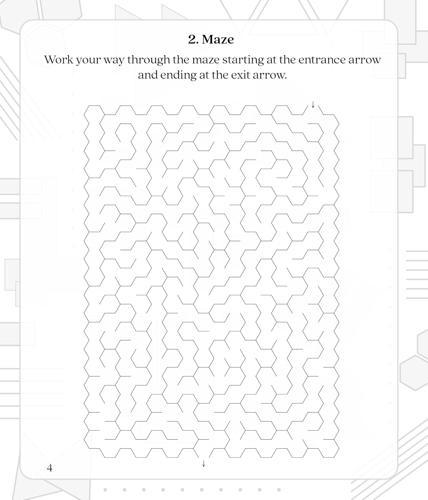 Large Print Brain Game Puzzles Calm - Paperback
