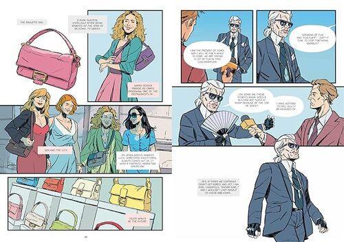 Karl Lagerfeld A Graphic Biography - Biography - by Michele Botton - Hardcover