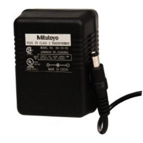 Mitutoyo AC Adaptor for DP-1VR, a reliable power supply for precision data loggers, ensuring uninterrupted measurement operations.