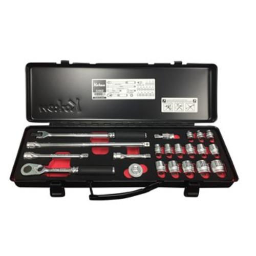 Koken 3/8" Dr 21pc Z Series Socket Set Metric 7 - 22mm (6 pt)