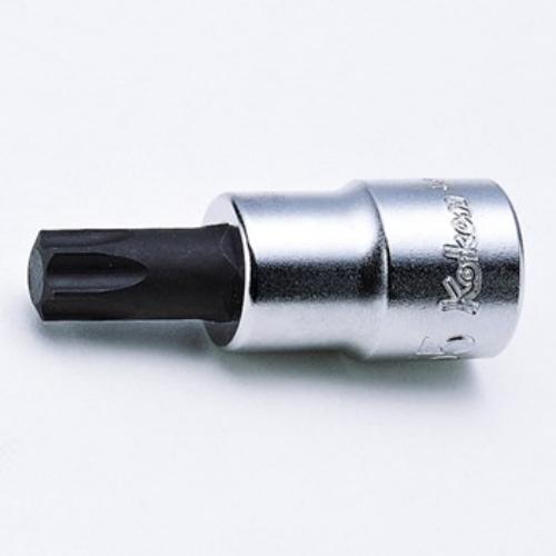 Koken 4025-100 Torx Plus Bit Socket 1/2" Drive, 50IP x 100mm, designed for maximum torque and minimal slippage.