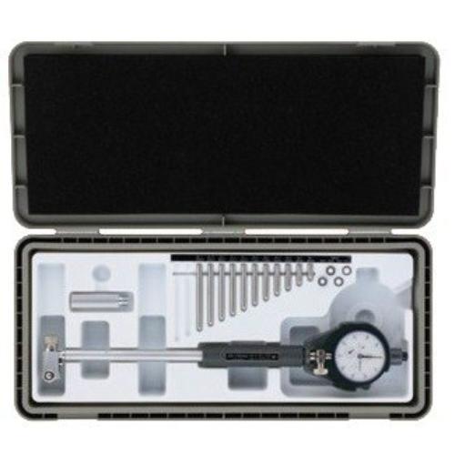 Mitutoyo Bore Gauge 50-150mm with 2046AB Dial Gauge, featuring hollow grip, carbide contact, and precise measurement capabilities.