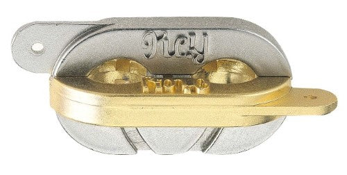 Cast PUZZLE - HUZZLE KEYRING (LV2): A challenging keyring brain teaser with the words 'Key' and 'Ring' for clever problem-solving fun.