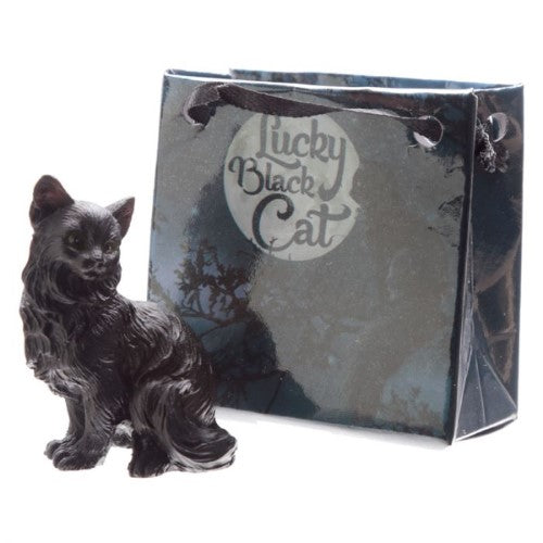 Ornament - Lucky Black Cat in a Mini Gift Bag (Set of 24)