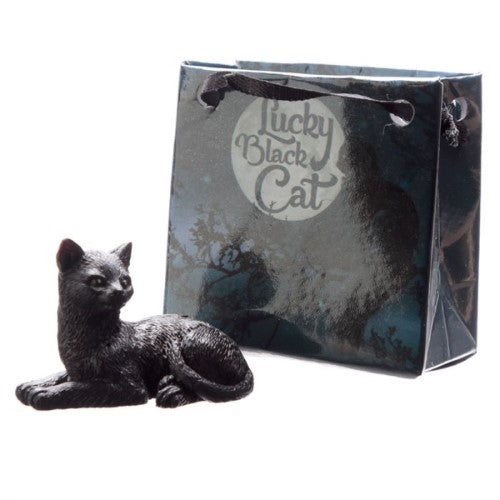 Ornament - Lucky Black Cat in a Mini Gift Bag (Set of 24)