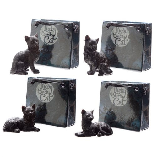 Ornament - Lucky Black Cat in a Mini Gift Bag (Set of 24)