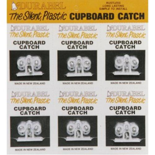 Durabel Cupboard Catch Set (Individually barcoded with Screws) 6 per Card