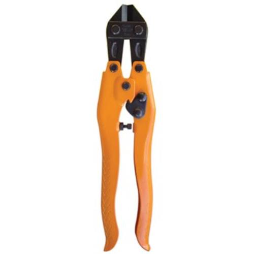 Topman Mini Bolt Cutter 230mm with forged steel, heat-treated jaws, for precise cutting of soft and hard steel.