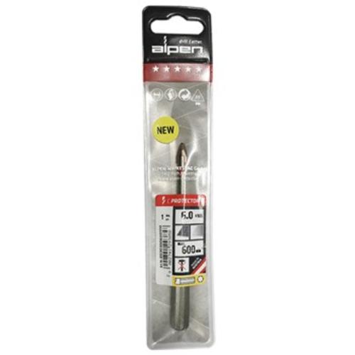 Alpen Series 303 C Protector Drill 6mm, designed for precise drilling of porcelain tiles and glass without special equipment.