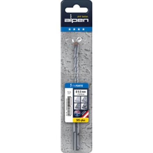 Alpen Series 807 SDS Plus 2 Flute Masonary Drill in Plastic Wallet, L=110/50,Ĺ1