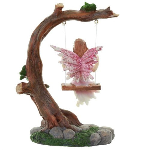 Figurine - Flower Fairy Swing (14cm)