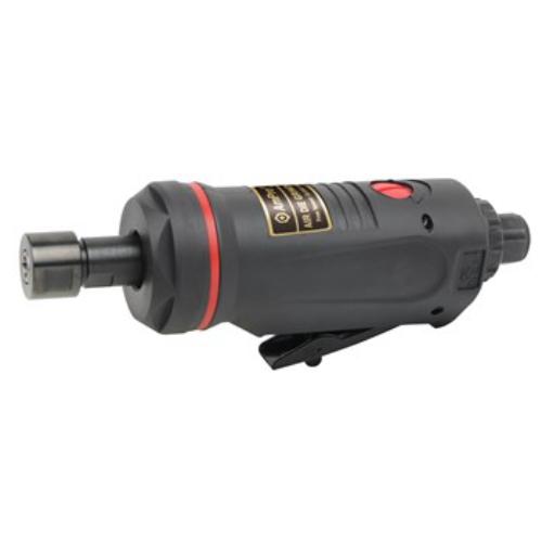 AmPro Heavy Duty Air Die Grinder: versatile tool for precision grinding with 6mm and 1/4" collets, 22,000 RPM speed.