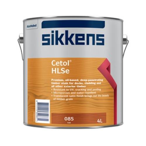 Sikkens HLSe Teak 4L woodstain enhances outdoor wood surfaces with a translucent finish and long-lasting protection against weather and UV.