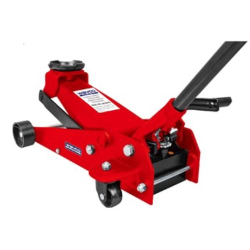 Wayco Garage Jack 2500kg, a durable steel floor jack with a 2500kg capacity, 142mm to 500mm height range, and smooth-rolling wheels.