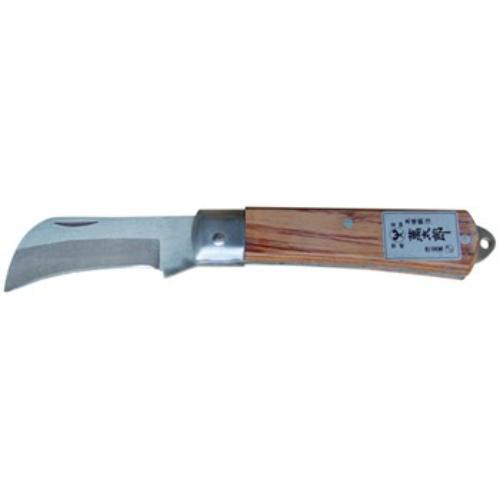 Topman 2841-024 Electricians Knife with a curved high carbon steel blade, designed for precision cutting and comfort.