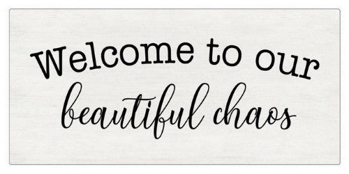 Wall Art on MDF - Beautiful Chaos (30 x 60cm)