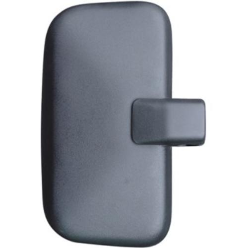 Right-hand flat truck mirror for Toyota, measuring 180 x 335mm with 20mm ball for improved visibility and safety.