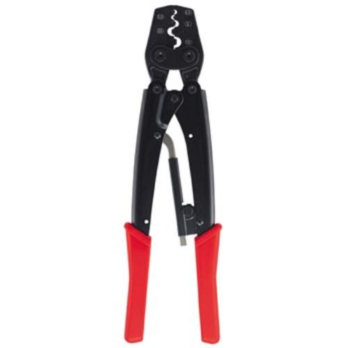 Hanlong HT-504 Crimping Tool with ergonomic handles for precise crimping of copper lugs and non-insulated terminals.