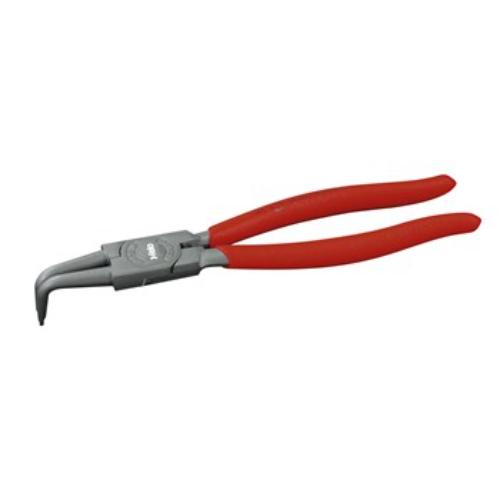 Felo Internal Circlip Plier with 90-degree angled jaws, 40-100mm capacity, and anti-slip points for precise internal clip fitting.