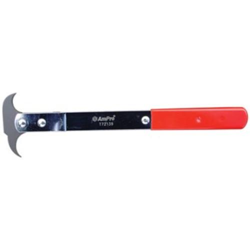Heavy-duty AmPro Seal Puller with non-slip handle and dual tips for efficient grease and oil seal removal.