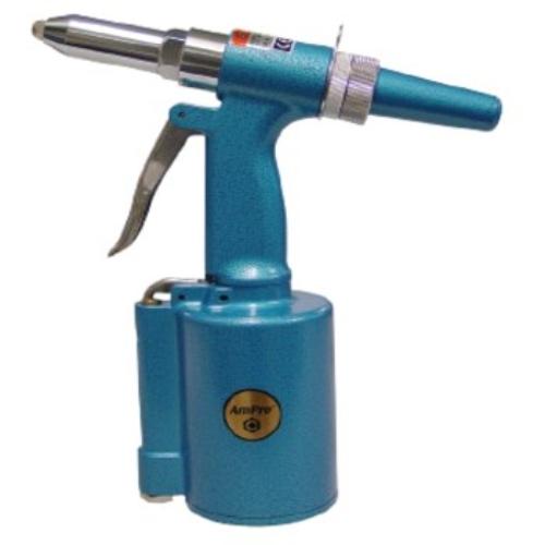 AmPro Air Riveter Jaws 2pc, durable hardened steel design for 3/16" rivets, includes nozzles and spanners for versatility.