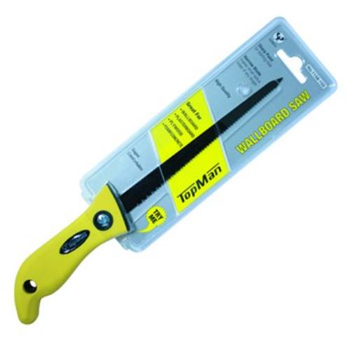 Topman wallboard saw with high carbon steel blade for precise cutting of wallboard, plywood, and more.