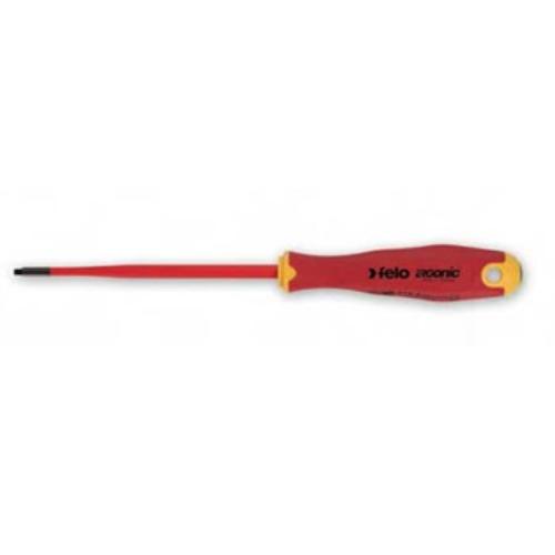 Felo 419 Ergonic E-slim Screwdriver Square #2 x 125mm Insulated Hardened Tip
