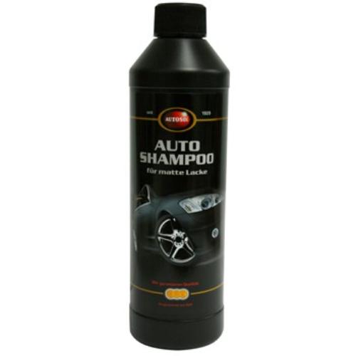 Autosol Matt Paintwork Special Shampoo 500ml, designed for gentle cleansing of matte finishes while preserving their brilliance.