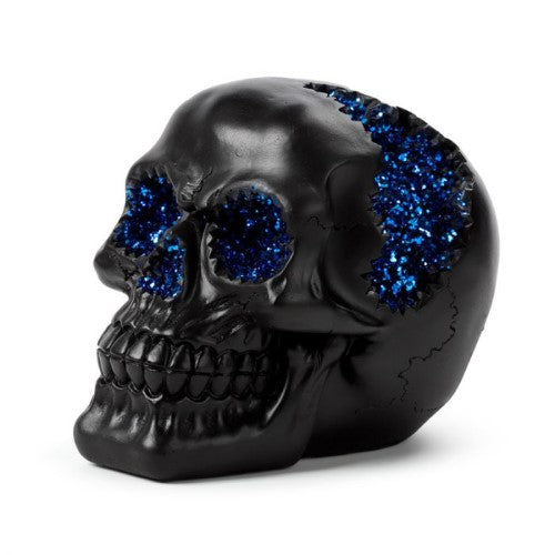 Ornament - Black Crystal Cave Skull (Set of 2 Assorted)