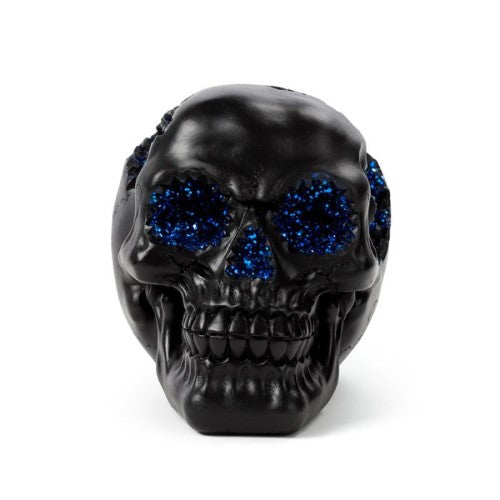 Ornament - Black Crystal Cave Skull (Set of 2 Assorted)