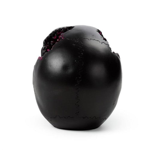 Ornament - Black Crystal Cave Skull (Set of 2 Assorted)