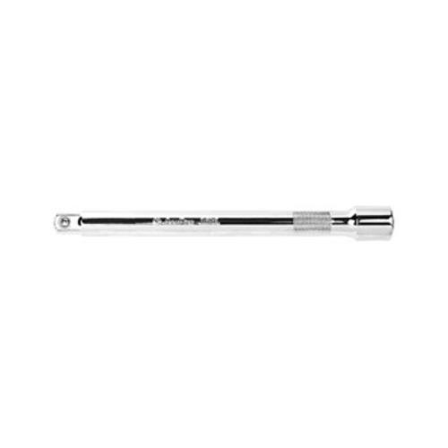 AmPro 1/2" drive extension bar, 125mm long, with durable mirror chrome finish for reaching tight spaces in automotive repairs.