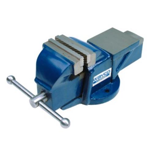 Wayco Bench Vice 4" (100mm) in SG iron, featuring a robust anvil, secure hold, and durable design for versatile workshop tasks.