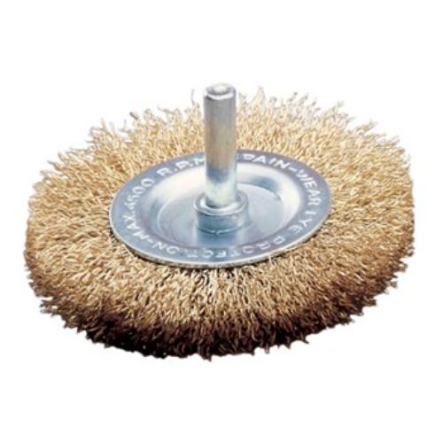 Jaz Wire Wheel 100mm x 0.3mm (Course) - 6mm Shank - Coated Steel Loose (WHEW-103