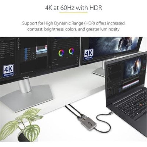 USB-C to Dual HDMI Adapter - MST HUB 4K 60Hz
