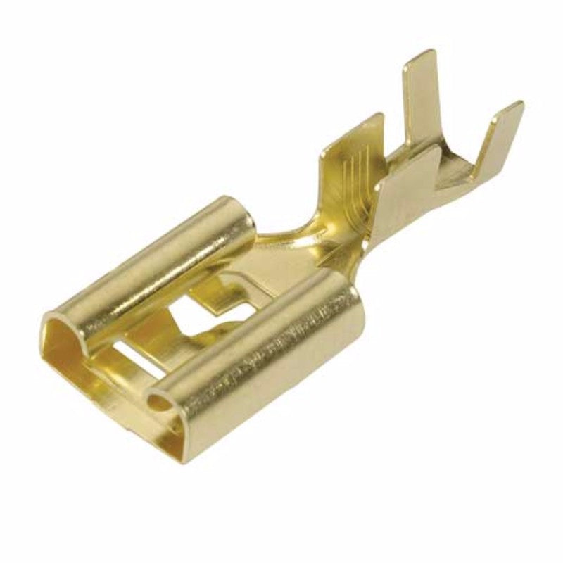 Narva - Terminal F/Blade Brass 9.5mm
