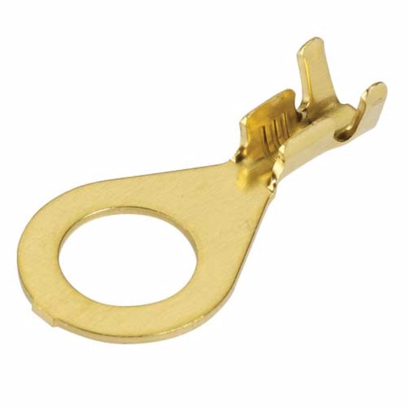 Narva - Terminal Non Insul Ring Brass (Pack of 100)
