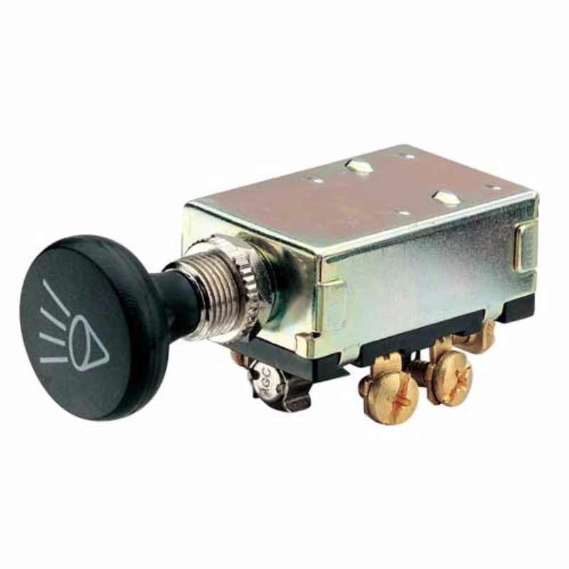 Narva - Switch Push Pull 30amp H/Lamp