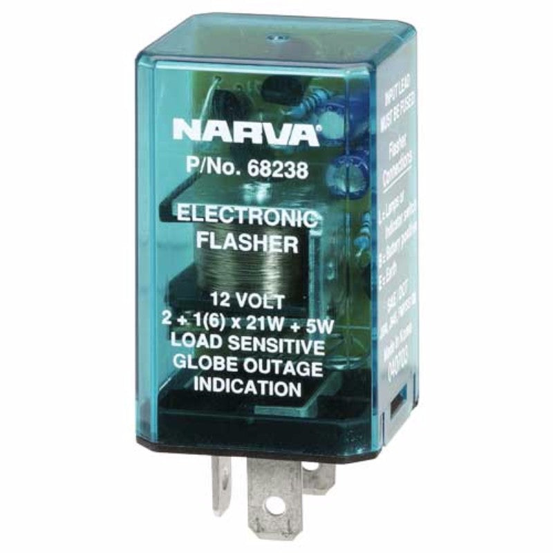 Narva - Flasher Elec 12v 3pin Load Sen