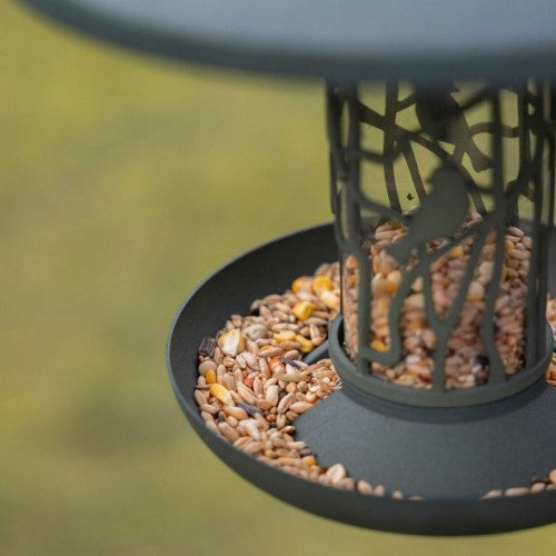 Bird Feeder - Seed Silo w/ Tray Recycled PET 26 x 30cm (Set of 2)