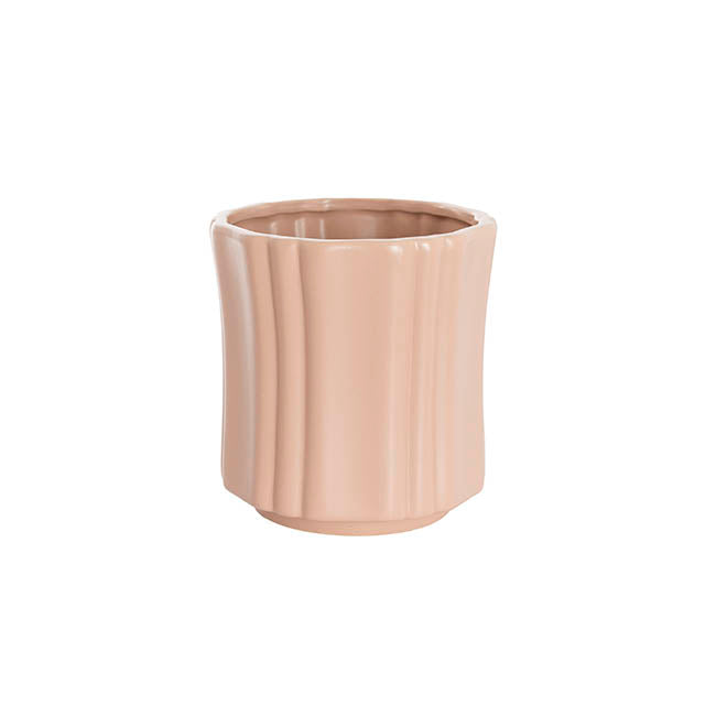 Ceramic Florence Vase Matte Pink 15Dx15cmH.