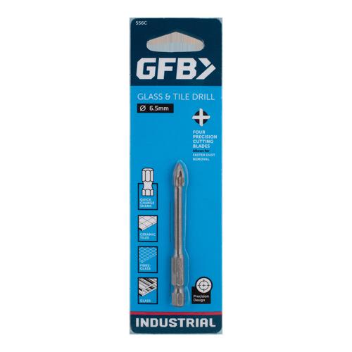 GFB 6.5mm Glass & Tile Drill Bit