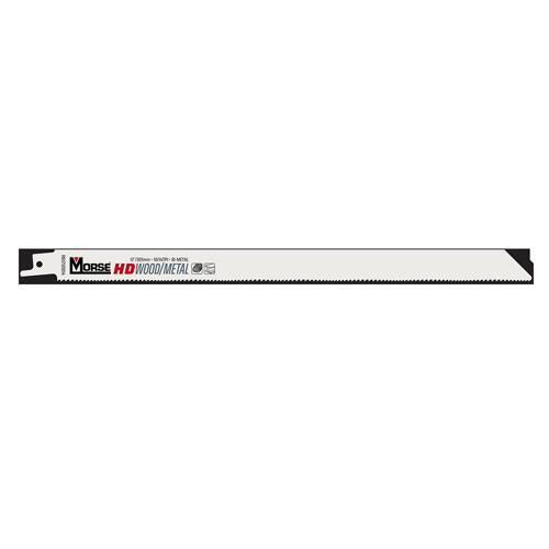 MORSE HD Wood/Metal Reciprocating Saw Blade (10/14tpi x 305mm) - 5 Pack