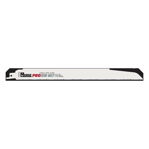 MORSE PRO Demo-Multi Reciprocating Saw Blade (8/11tpi x 305mm) - 5 Pack