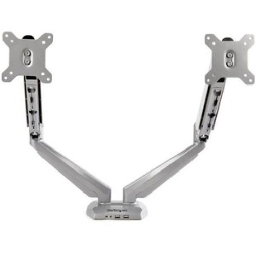 Desk Mount Dual Monitor Arm w/ USB/Audio - Startech