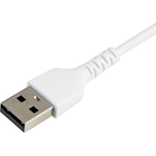 Durable USB-A to Lightning Cable 12" (White)
