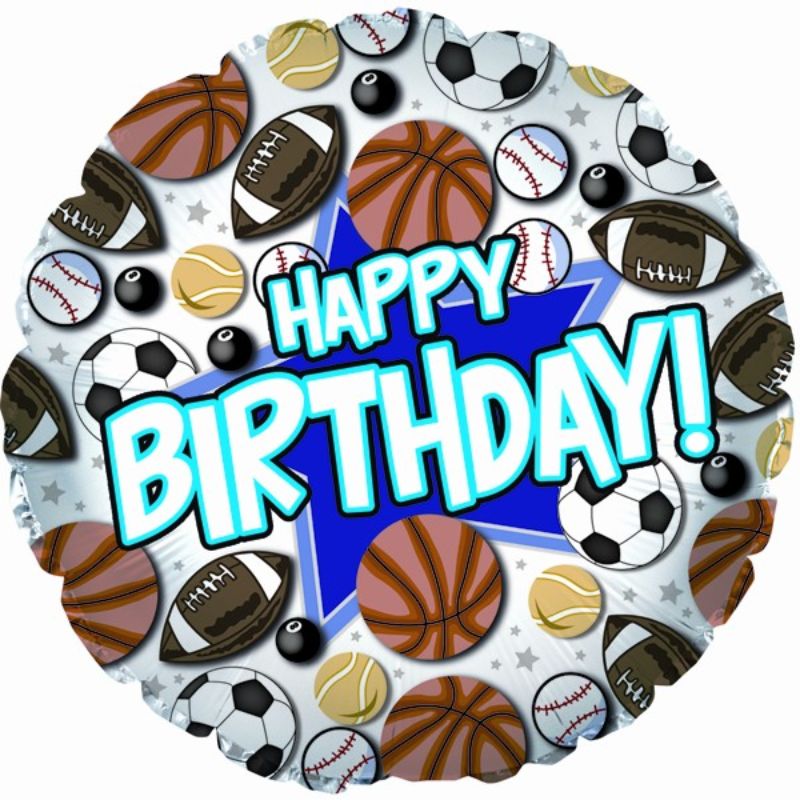 Foil/Helium Balloon - Sports (17")