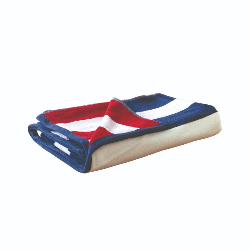 Pool Towel - Striped Reversible Deluxe (150cm)