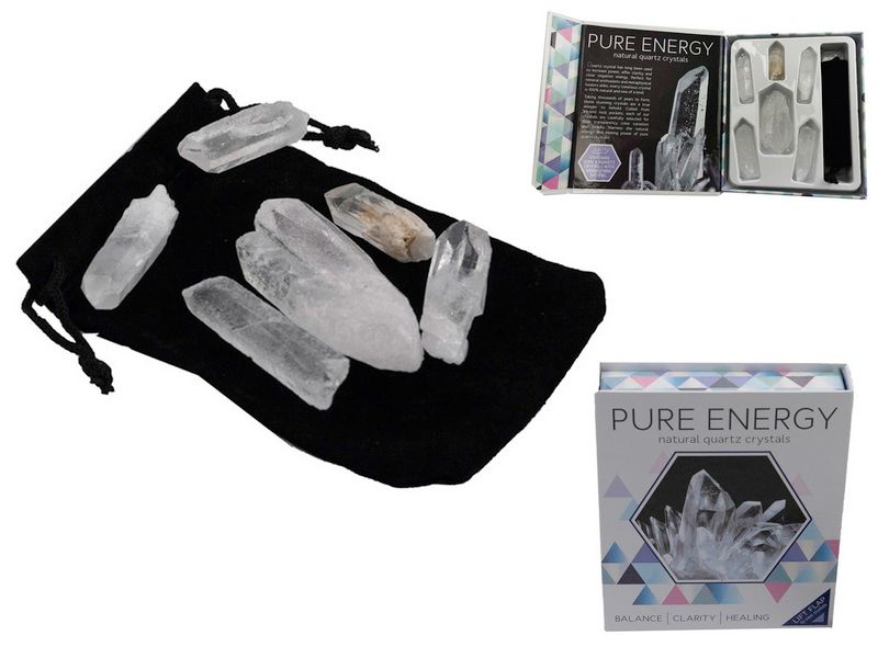 Crystals - Pure Energy Natural Quartz (2 Sets)