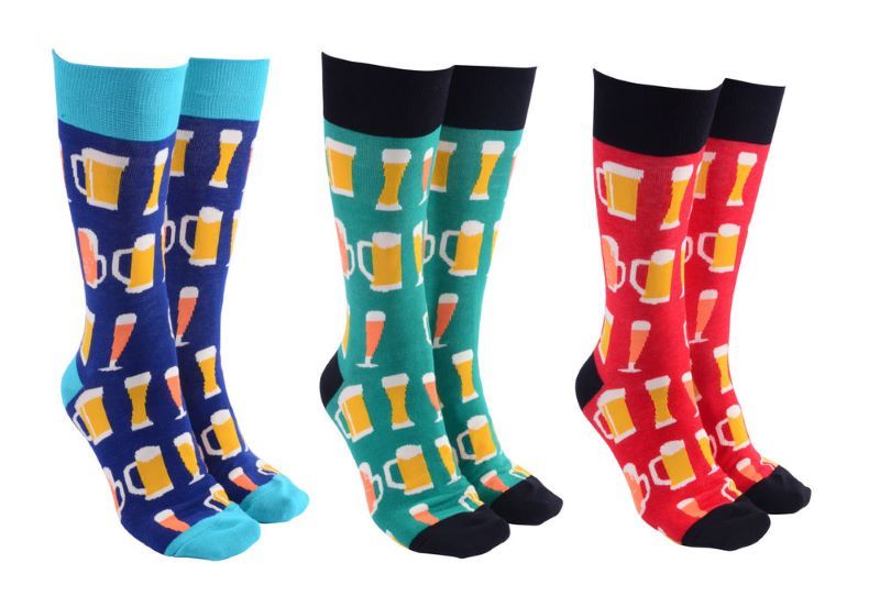 Socks - Sock Society Cheers Beers (6 Assorted Pairs)